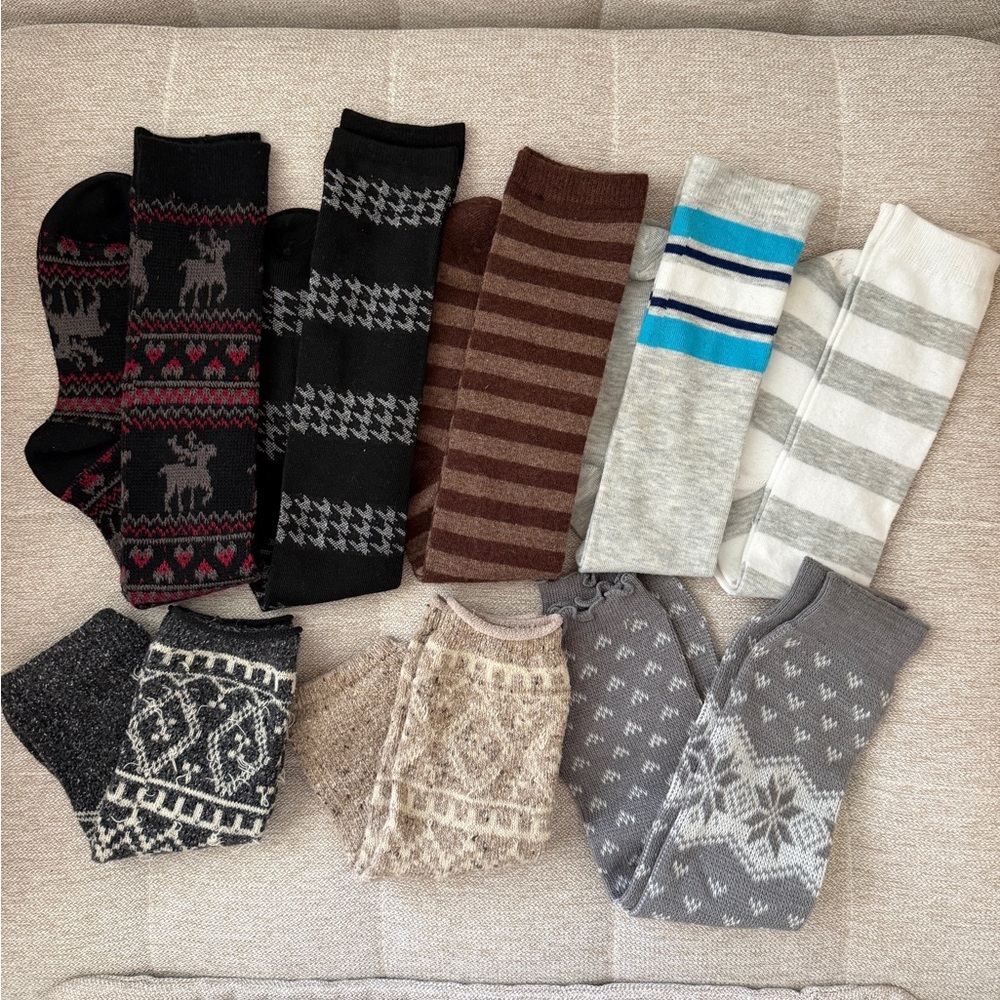 Assorted Socks & Leg Warmers